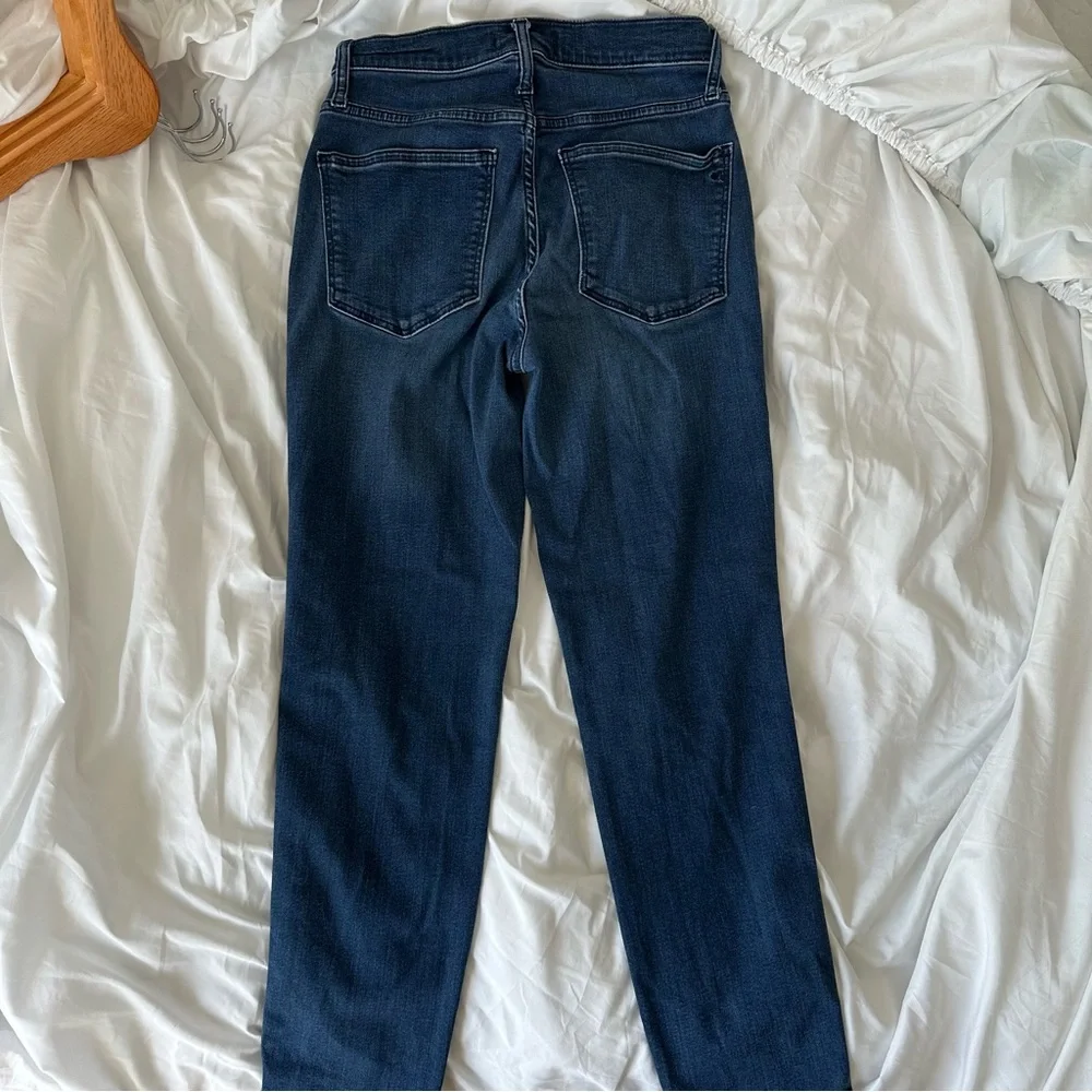 Madewell Mid-Rise Stovepipe Jeans – Size 27, Dark Wash - Picture 13 of 13